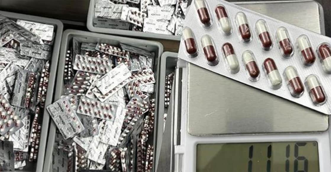 uae-traveller-caught-with-8-7kg-drugs-at-sharjah-airport Image Credit: Instagram / Sharjah Customs.
