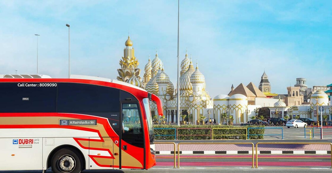 rta-resumes-service-on-four-special-bus-routes-to-dubai-global-village ദുബായ് ഗ്ലോബൽ വില്ലേജിലേക്കുള്ള നാല് പ്രത്യേക ബസ് റൂട്ടുകളിൽ ദുബായ് റോഡ്സ് ആൻഡ് ട്രാൻസ്പോർട്ട് അതോറിറ്റി (ആർടിഎ) സർവീസ് പുനരാരംഭിച്ചു. Image Credit: Dubai RTA