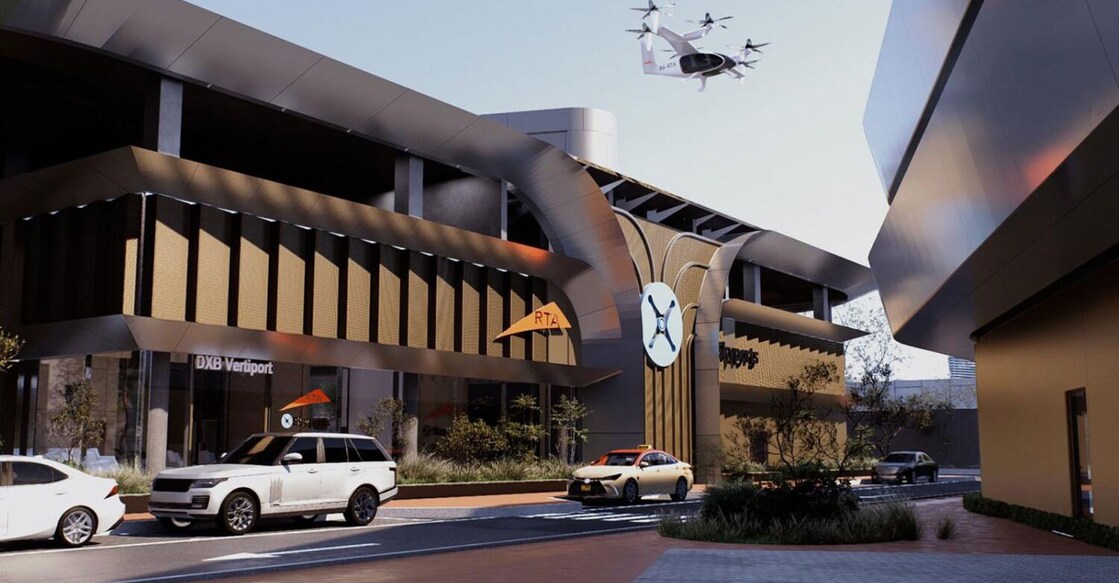 dubai-to-build-world-first-air-taxi-station-soon Image Credit: X/HamdanMohammed