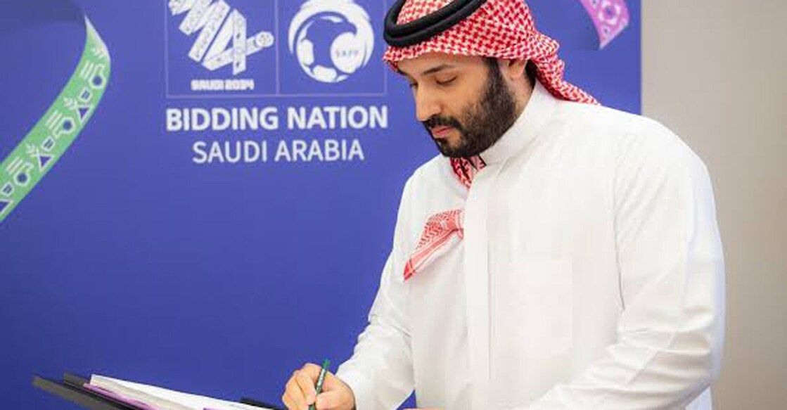 crown-prince-affirms-saudi-arabias-resolve-and-peoples-high-spirits-led-to-hosting-fifa-world-cup-2034 ചിത്രം: എസ്പിഎ.