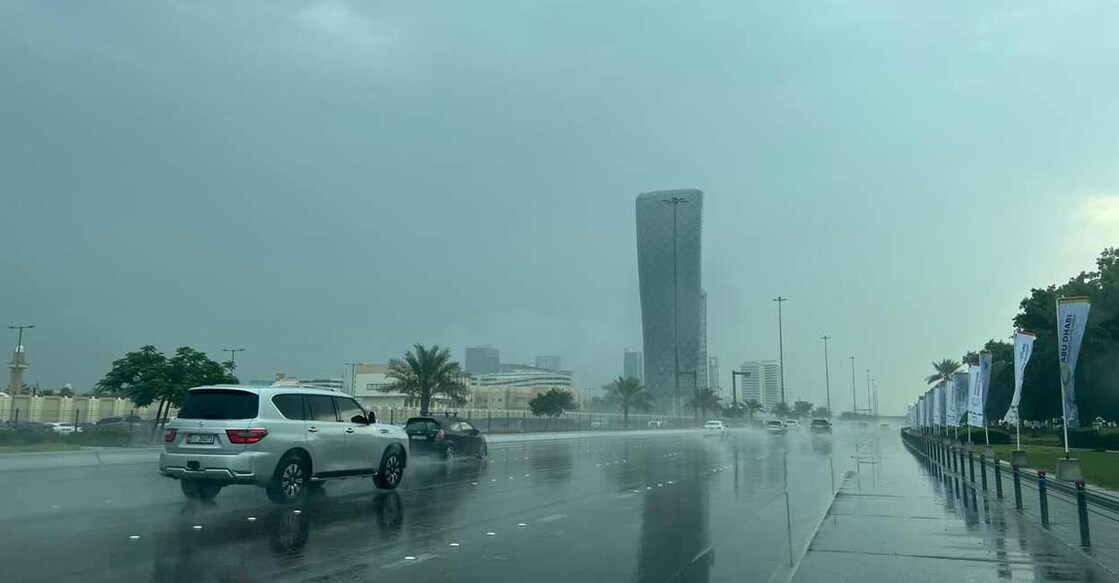 rain-in-some-areas-of-abu-dhabi അബുദാബിയിലെ മഴ. ഫയൽ ചിത്രം. Image Credit: വാം