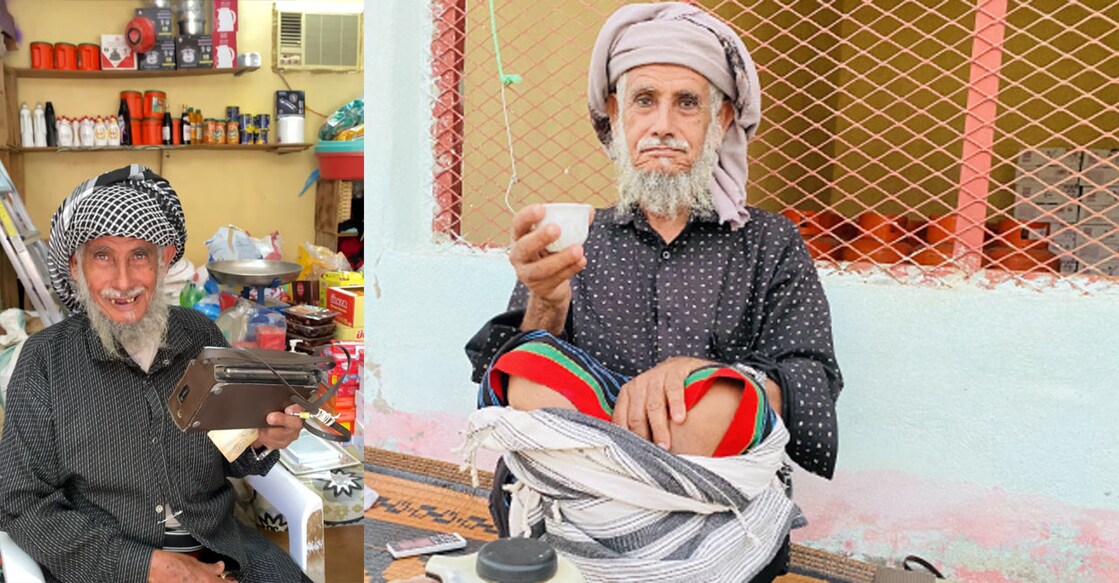 അഹമ്മദ് മുഹമ്മദ് അൽറീത്തി തന്‍റെ കടയിൽ. ചിത്രം: യാസർ വാൽക്കണ്ടി
