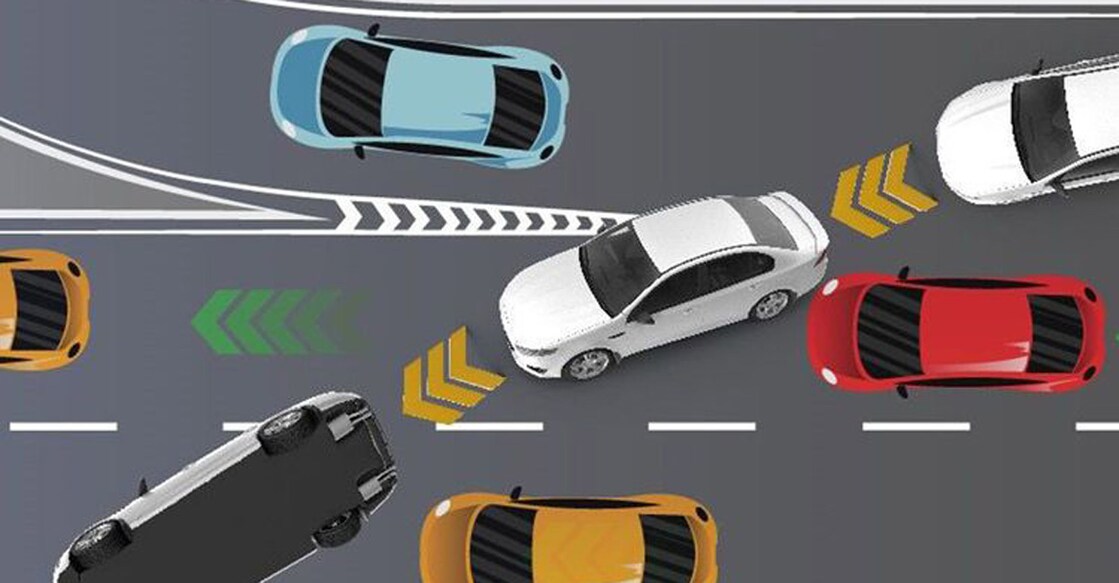 200-dirham-fine-for-sudden-lane-change Image Credit-X/@rakpoliceghq