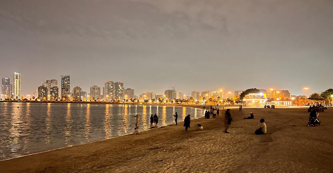 uae-weather-forecast ദുബായ് മംസാർ ബീച്ച്. ചിത്രം: മനോരമ