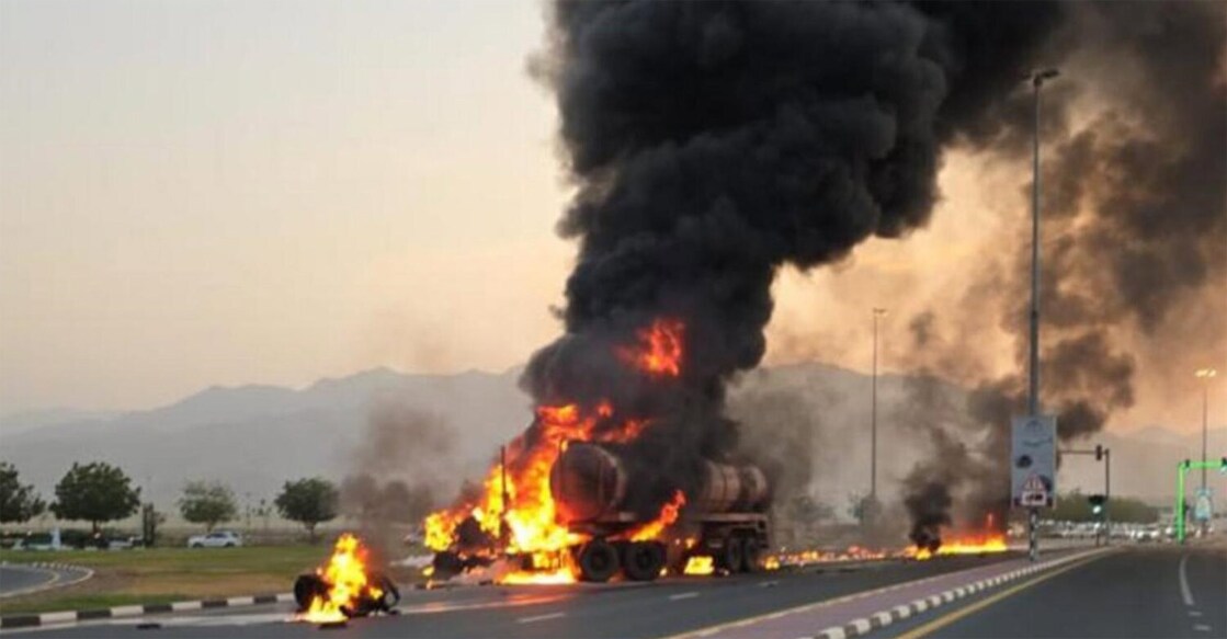 truck-tanker-crash-in-fujairah-leaves-one-dead-after-vehicle-fire