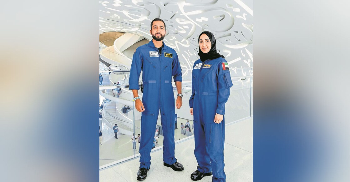 nora-al-matrooshi-and-mohammad-al-mulla-are-guests-at-the-future-museum-camp