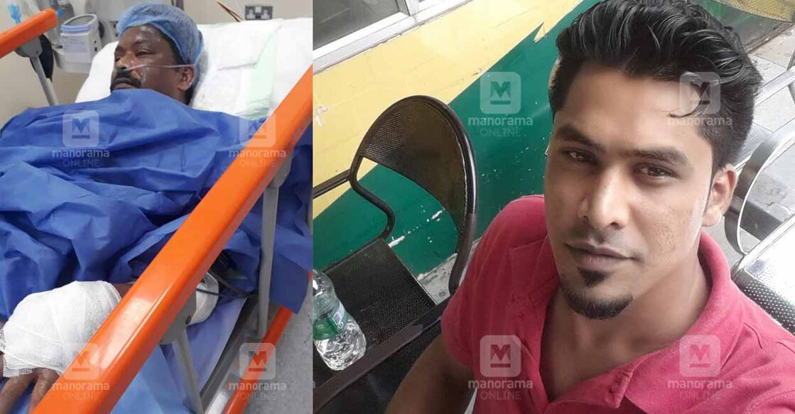 1. ത്വയ്യിബ് അപകടമുണ്ടായി ആശുപത്രിയിൽ പ്രവേശിച്ച് കോമയിലാകുന്നതിന് മുൻപ്. 2. അപകടത്തിന് മുൻപ് ത്വയ്യിബ് ദുബായിൽ ജോലി ചെയ്തിരുന്ന കാലത്തെ ചിത്രം. ചിത്രം: സ്പെഷൽ അറേഞ്ച്മെന്റ്
