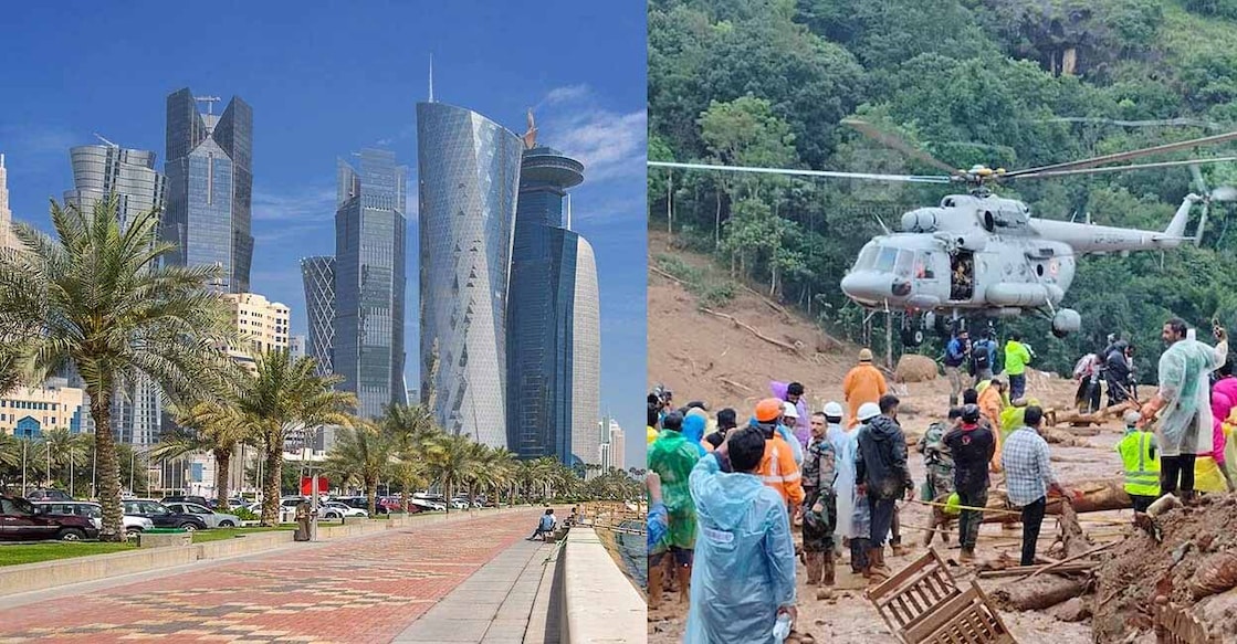 saudi-arabia-condoles-the-wayanad-landslides 1. Image Credit: FS-Stock/ istockphoto.com, 2. ഉരുൾപൊട്ടലുണ്ടായ വയനാട്ടിലെ രക്ഷാപ്രവർത്തനം. ചിത്രം ∙ മനോരമ