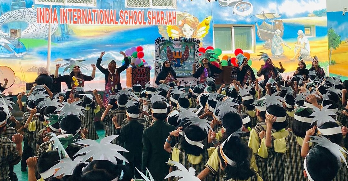 sharjah-india-international-school-organized-an-entrance-festival-for-the-students-after-summer-vacation