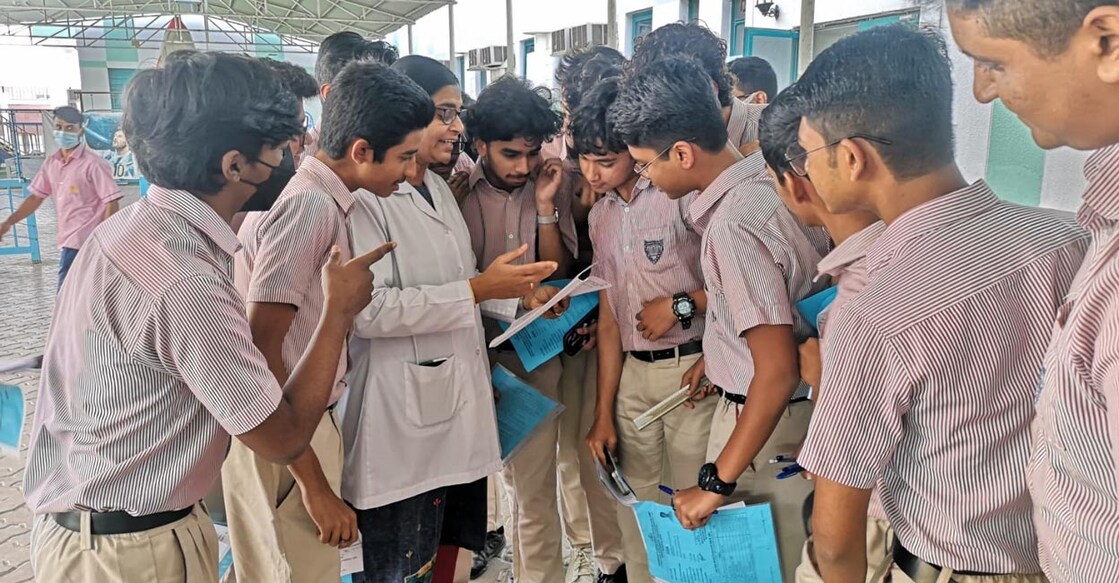 sharjah-to-implement-standardised-tests-in-private-schools ഷാർജയിലെ ഇന്ത്യൻ സ്കൂളുകളിലൊന്നിലെ ദൃശ്യം. (ഫയൽ ചിത്രം) ചിത്രം: സ്പെഷൽ അറേഞ്ച്മെന്റ്