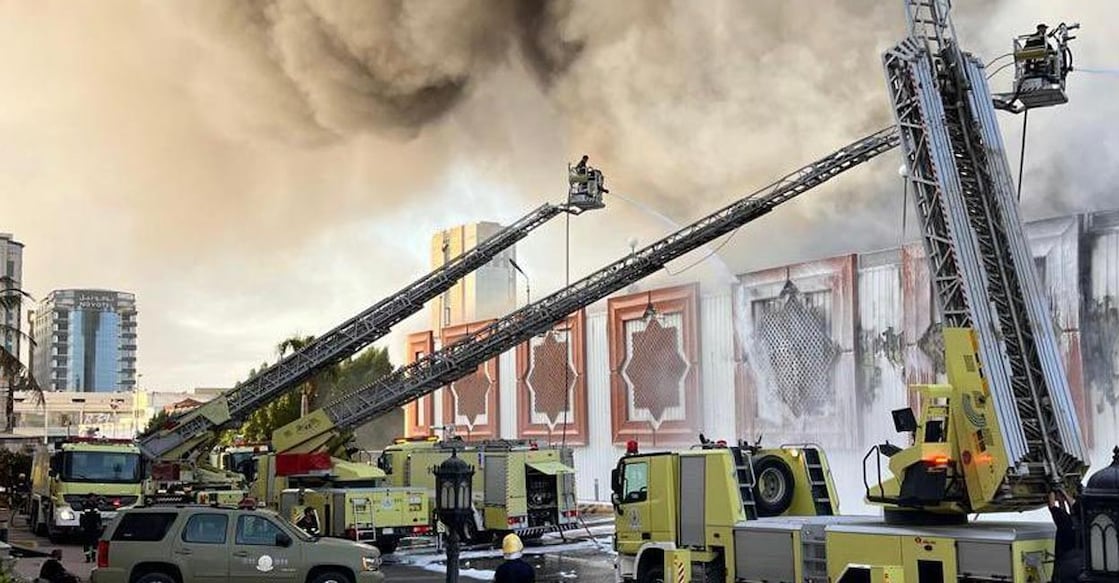 jeddah-international-market-fire Image Credit:X/SaudiDCD