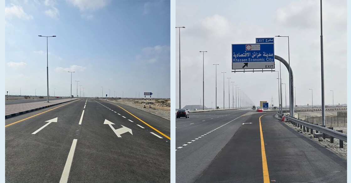 road-connecting-khazaen-city-and-batinah-expressway-opened road-connecting-khazaen-city-and-batinah-expressway-opened