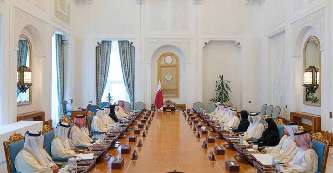 qatar-cabinet-approves-proposal-regarding-flexible-working-hours-remote-work-system ഖത്തർ പ്രധാനമന്ത്രിയും വിദേശകാര്യമന്ത്രിയുമായ ശൈഖ് മുഹമ്മദ് ബിൻ അബ്ദുൽറഹ്മാൻ ആൽഥാനിയുടെ അധ്യക്ഷതയിൽ ചേർന്ന മന്ത്രി സഭാ യോഗം. ചിത്രത്തിന് കടപ്പാട്: ഖത്തർ ന്യൂസ് ഏജൻസി