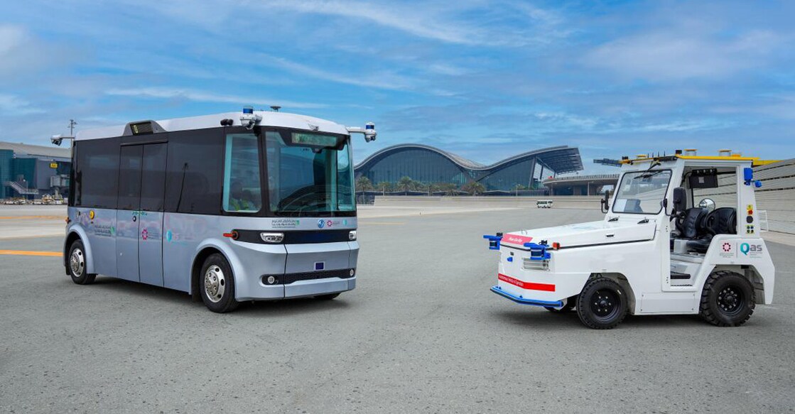 trials-of-autonomous-vehicles-begin-at-doha-hamad-international-airport Image Credit: X/HIAQatar