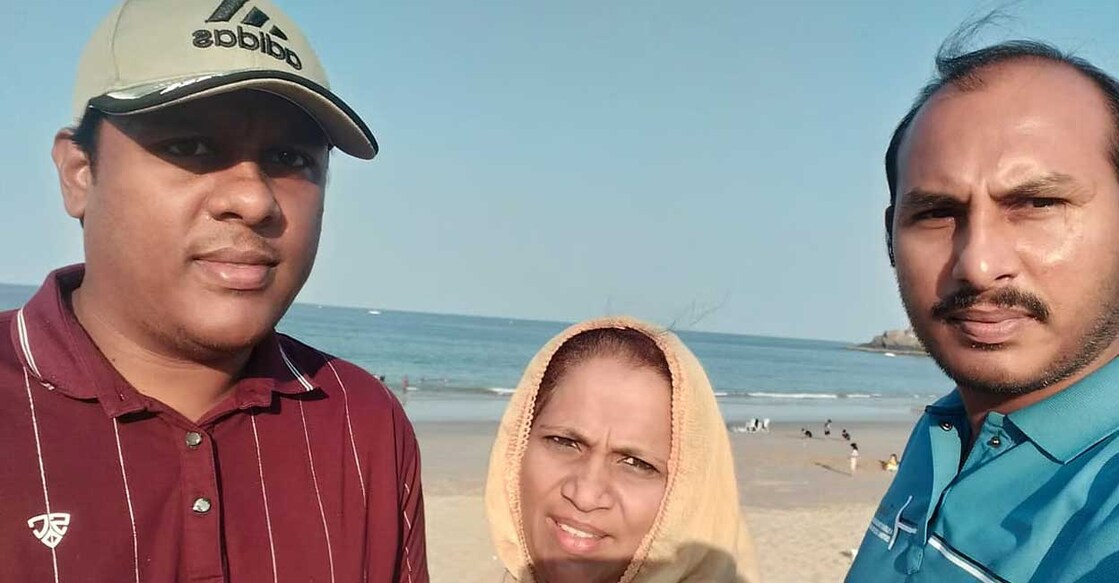 ഷൈല ഷാജുദ്ദീനോടും ഷഫീഖിനോടുമൊപ്പം∙ ചിത്രം : സ്പെഷൽ അറേഞ്ച്മെന്‍റ്


