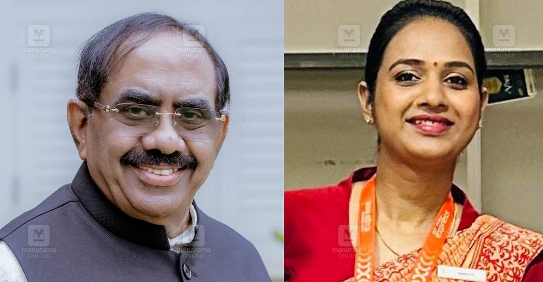 malayali-air-hostess-assists-69-year-old-man-on-air-india-express-flight അശ്വതി ഉണ്ണികൃഷ്ണൻ, യഹ് യ തളങ്കര. ചിത്രം: സ്പെഷൽ അറേഞ്ച്മെന്റ്