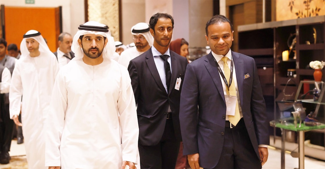 lulu-financial-holdings-md-talks-about-india-uae-relation ചിത്രം: ഇന്ത്യാ സന്ദർശനത്തിന് എത്തിയ യുഎഇ ഉപപ്രധാനമന്ത്രിയും ദുബായ് കിരീടാവകാശിയുമായ ഹിസ് ഹൈനസ് ഷെയ്ഖ് ഹംദാൻ ബിൻ മുഹമ്മദ് ബിൻ റാഷിദ് അൽ മുക്തൂമിനെ മുംബൈയിൽ വെച്ച് ഫിക്കി മിഡിൽ ഈസ്റ്റ് കൗൺസിൽ ചെയർമാൻ അദീബ് അഹമ്മദ് സ്വീകരിക്കുന്നു.