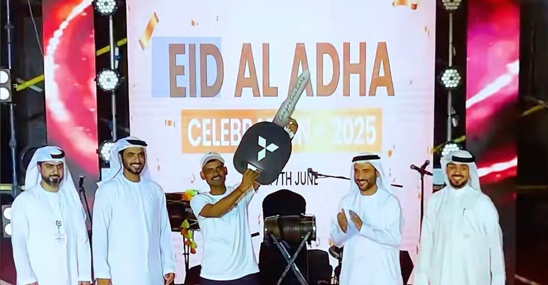 mukesh-paswan-nepalese-citizen-awarded-mitsubishi-car-uae mukesh-paswan-nepalese-citizen-awarded-mitsubishi-car-uae