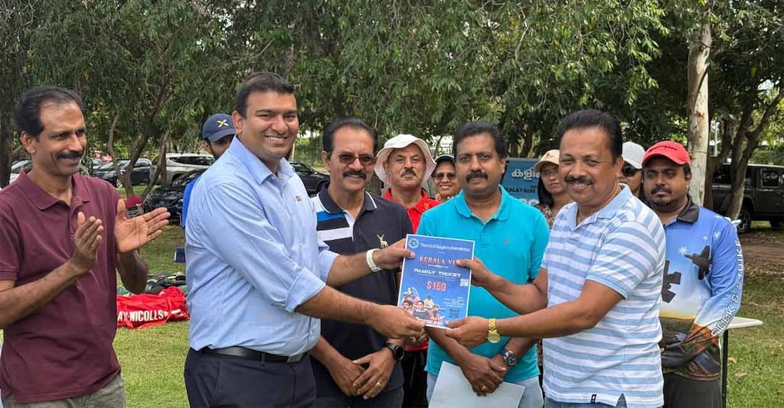 minister-jinson-anto-charles-inaugurated-the-ticket-sales-for-kerala-vibe-waves-in-australia-2025