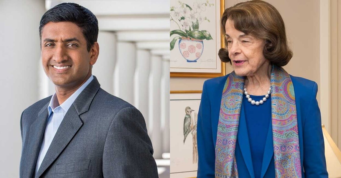 Ro-Khanna-Dianne-Feinstein