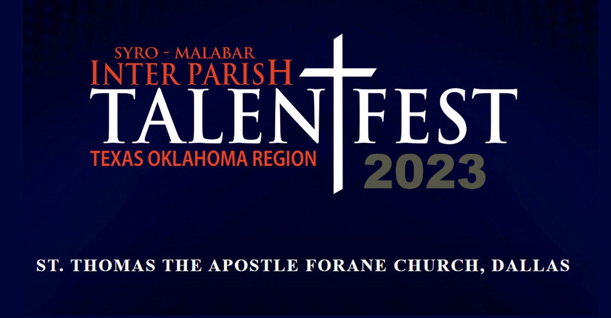 Syro Malabar Inter Parish Talent Fest 2023 to be Held in Dallas