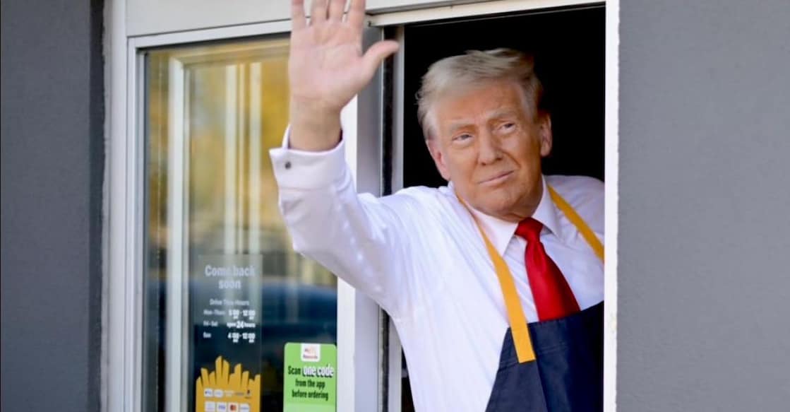donald-trump-fries-mcdonalds-pennsylvania-kamala-harris-us-presidential-election ഡോണൾഡ് ട്രംപ്. Image Credit: X/realDonaldTrump