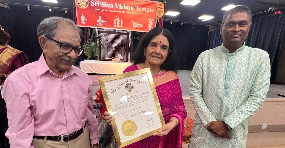 ഗൗരി പാർവതി ഭായി തമ്പുരാട്ടിക്ക് സ്റ്റേറ്റ് ഓഫ് മേരിലാൻഡ് ഗവർണറുടെ ആദരവ്.