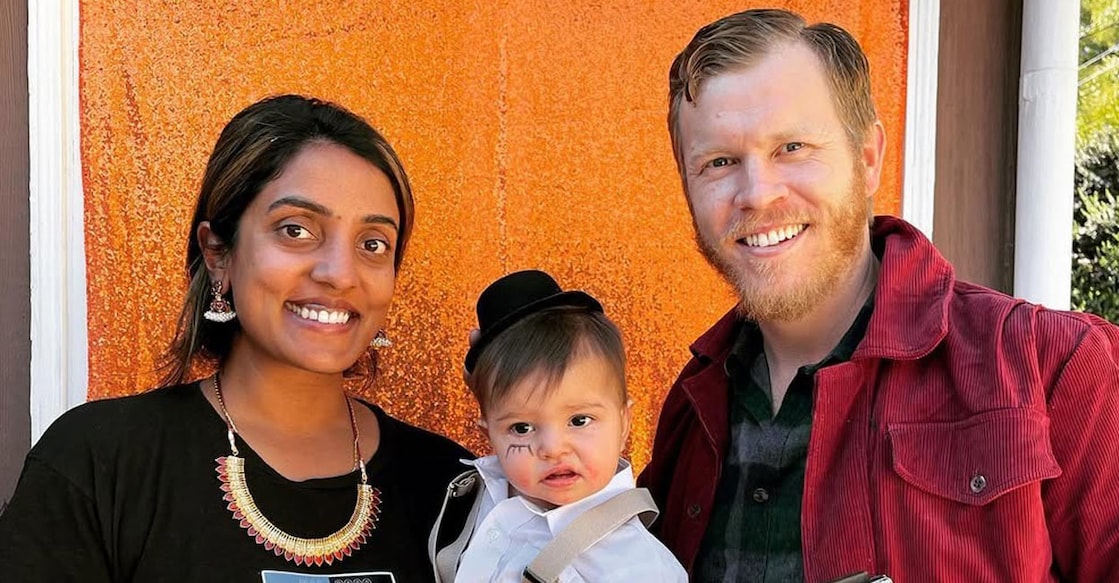 malayali-hollywood-director-meera-menon-recounts-escaping-los-angeles-wildfires മീര മേനോനും കുടുംബവും. Image Credit: Instagram/meeraonthewall