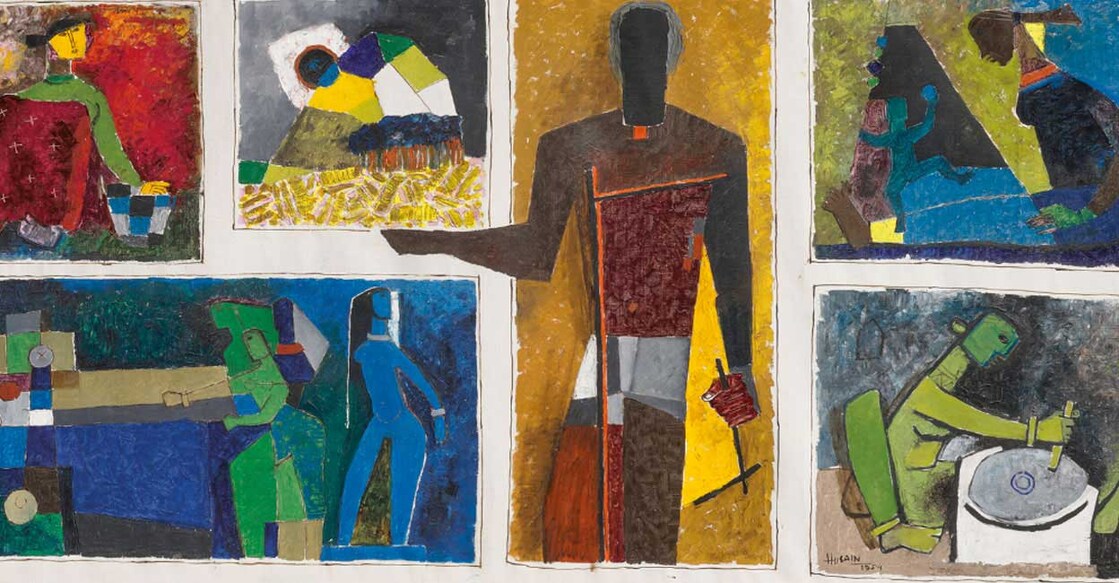 mf-husain-gram-yatra-most-expensive-modern-indian-art-fetches138-million-at-new-york-auction