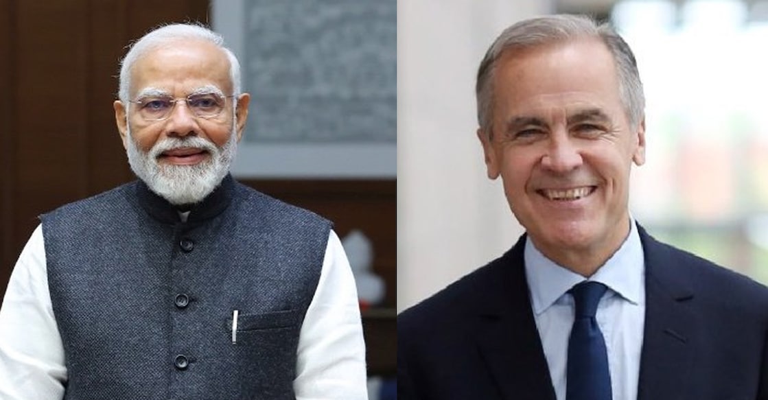 1. നരേന്ദ്ര മോദി. Image Credit: X/narendramodi, 2. മാർക്ക് കാർണി. Image Credit: X/MarkJCarney