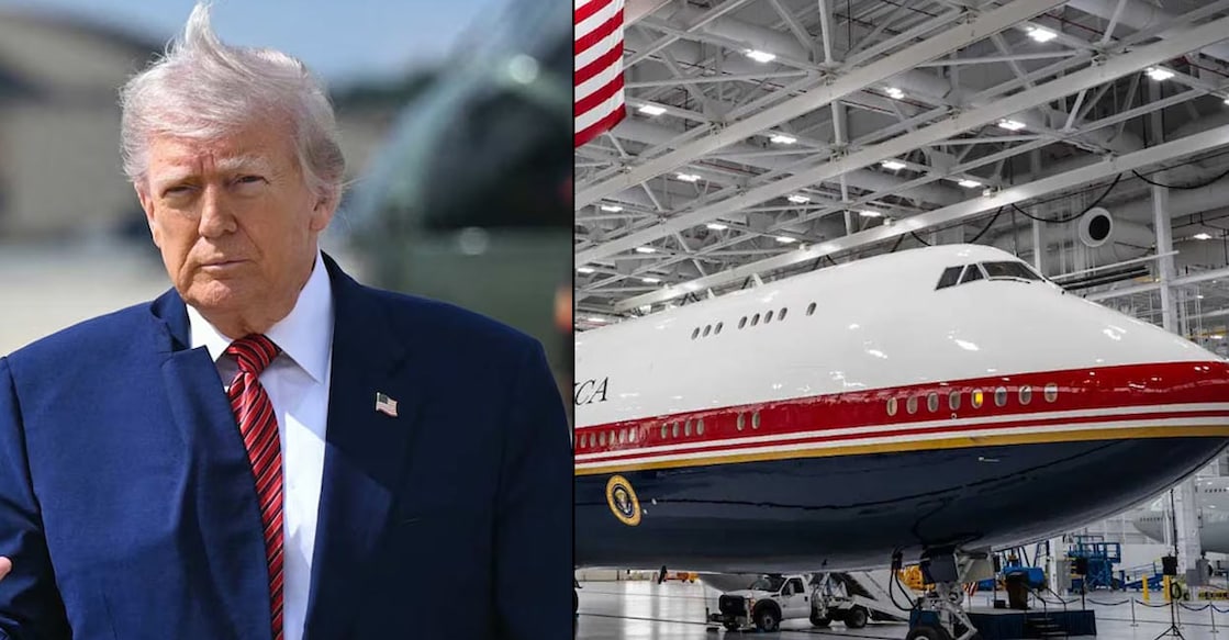 1. Donald Trump (Photo by SAUL LOEB / AFP), 2. Source: Instagram/usairforce