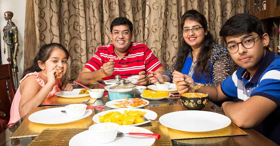 family time dinner Representative Image. Photo Credit: Deepak Sethi/ Istockphoto