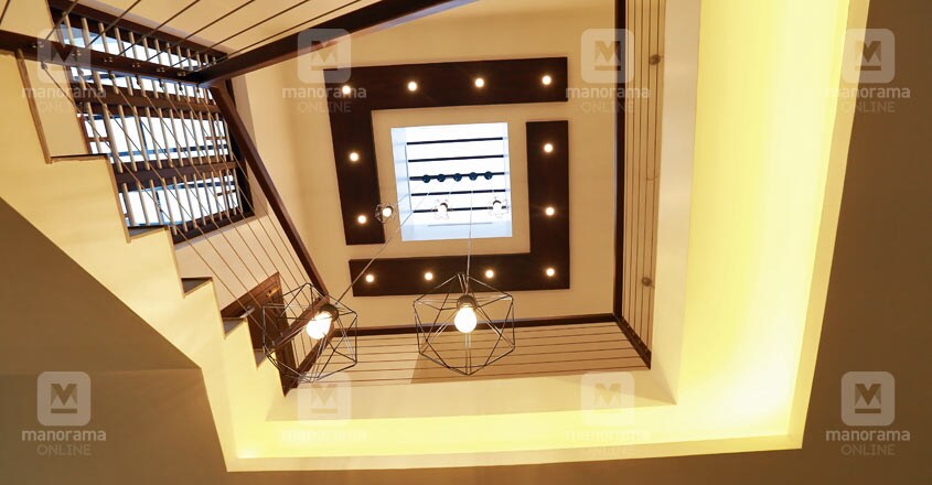 tropical-house-thrissur-stair tropical-house-thrissur-stair