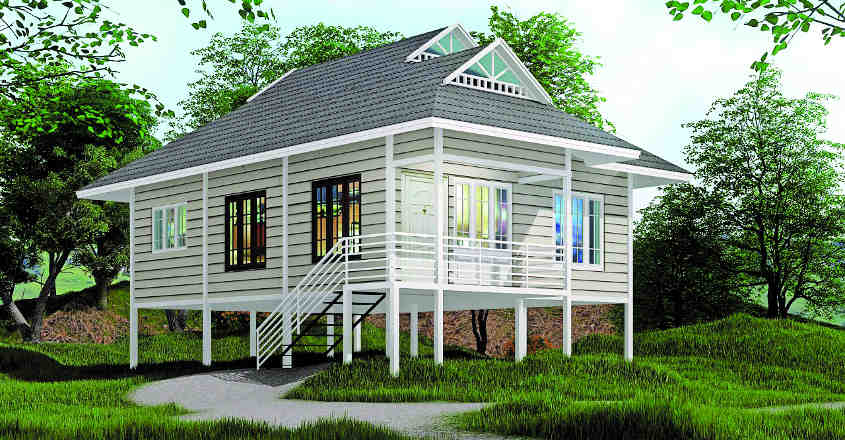 Fibre-Board-house-model Fibre-Board-house-model