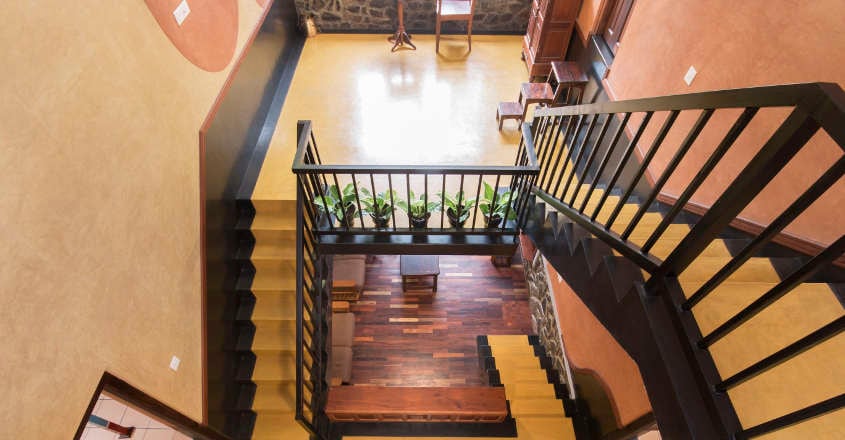 mud-house-thrissur-stair mud-house-thrissur-stair