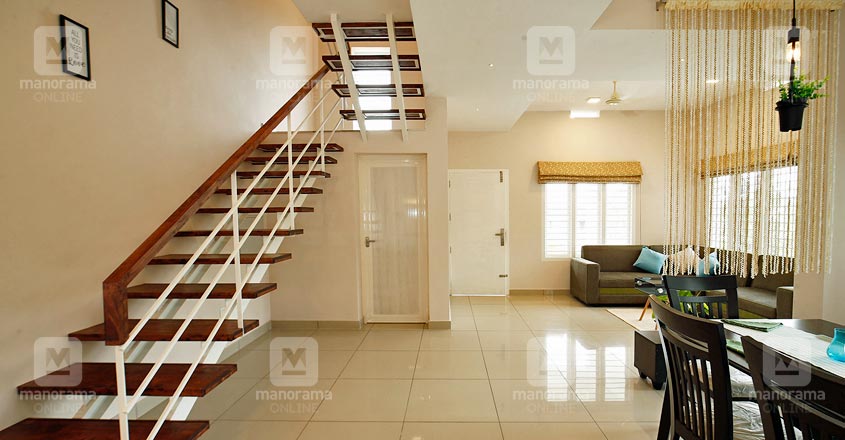 white-themed-house-manjeri-stair white-themed-house-manjeri-stair