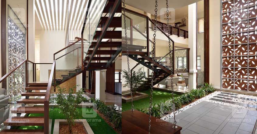 luxury-home-changanaseri-court-stair luxury-home-changanaseri-court-stair
