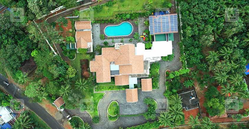luxury-green-home-mangad-aerial luxury-green-home-mangad-aerial