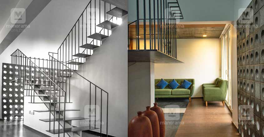 minimal-house-nilambur-stair minimal-house-nilambur-stair