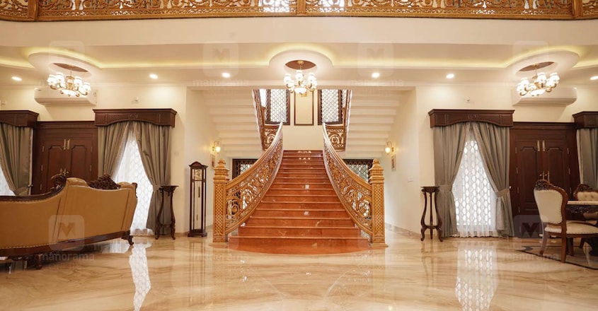 luxury-house-malappuram-stair luxury-house-malappuram-stair
