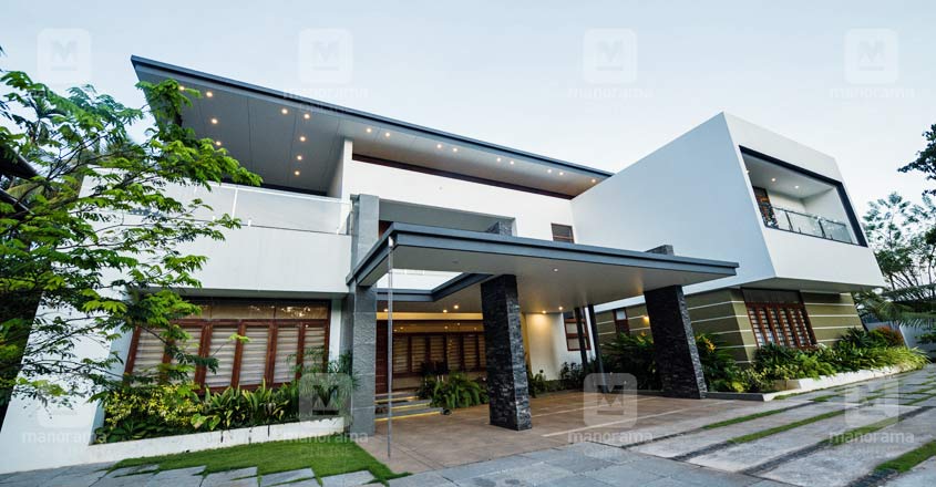 elegant-box-house-thrissur-view elegant-box-house-thrissur-view