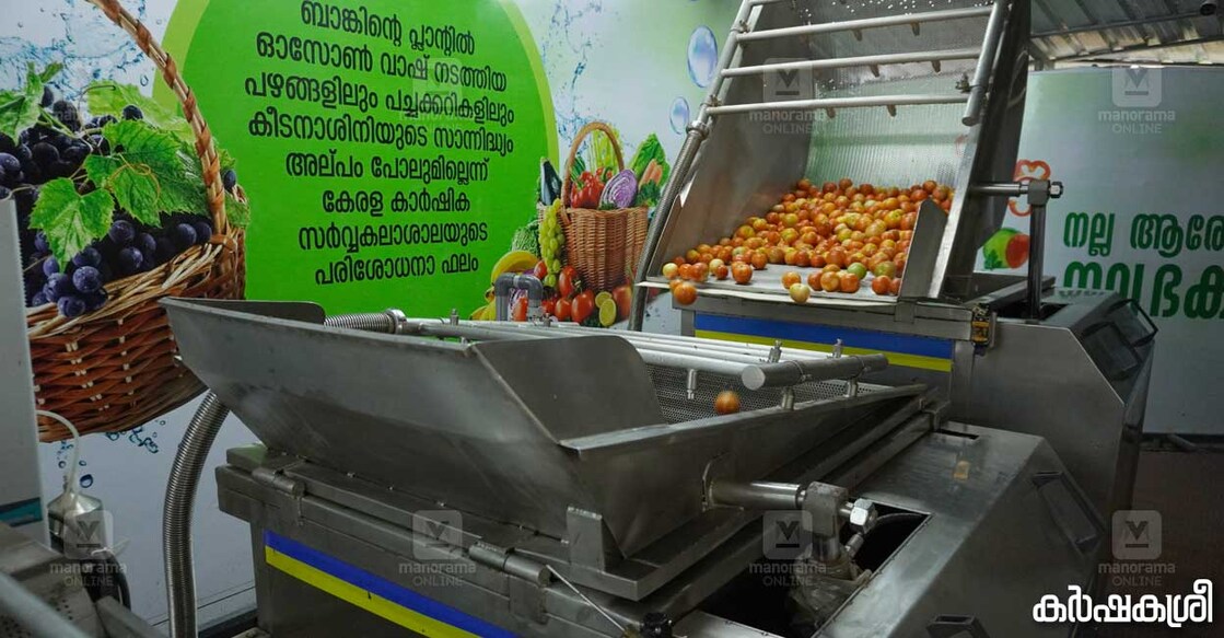 mannarkattu-bank-ozone-wash-1 പച്ചക്കറികൾ ഓസോൺവാഷ് ചെയ്യുന്നു