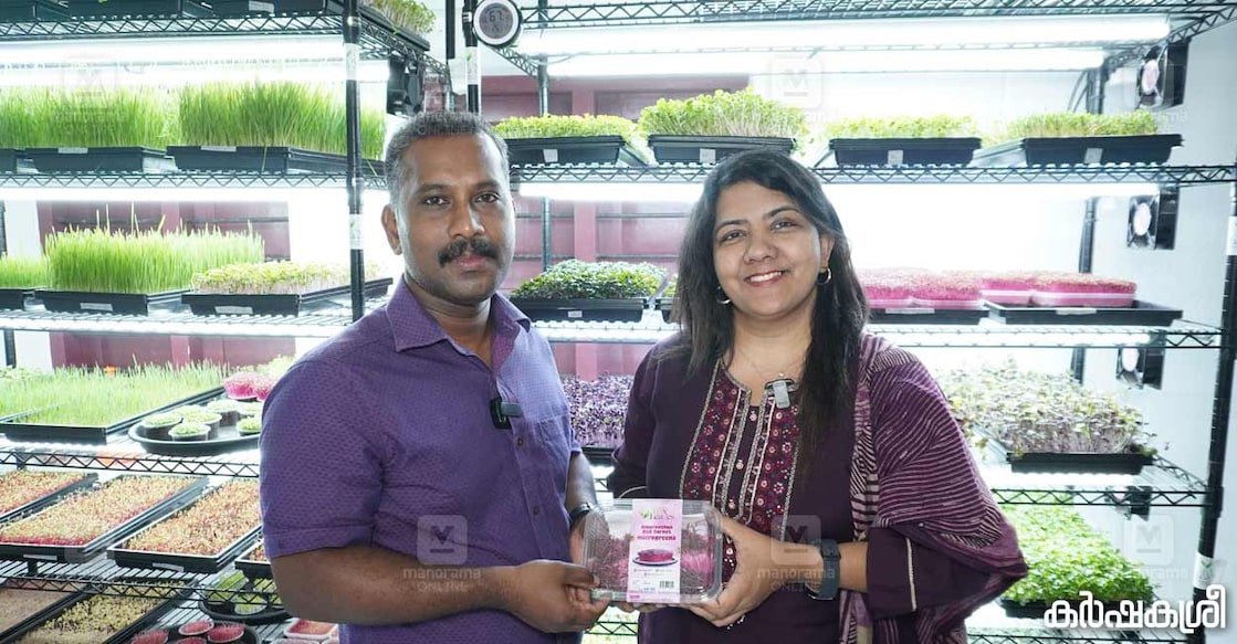 microgreen-1 സുനേശനും ഭാര്യ ഷൈക്കത്തും