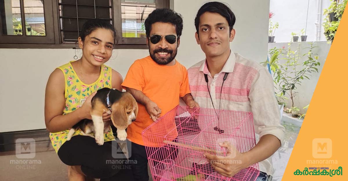 മോളുടെ ആഗ്രഹംപോലെ ബീഗിളിനെ സമ്മാനിച്ച് ഗിന്നസ് പക്രു