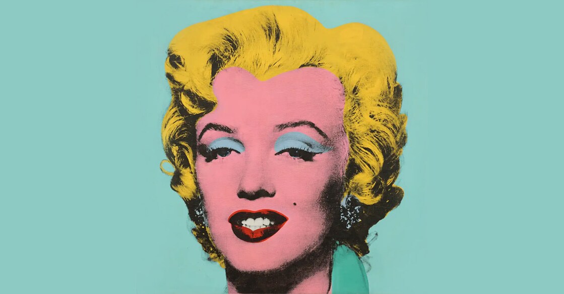 monroe ഷോട്ട് സേജ് ബ്ലൂ മെർലിൻ, Image Credit: Christie's / Shot Sage Blue Marilyn © Andy Warhol 1964