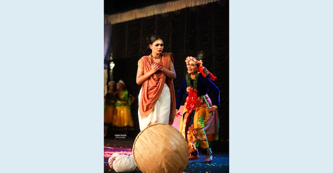 krishna-kuchela-meet കൃഷ്ണകുചേല സംഗമ നൃത്ത ശിൽപ്പത്തിൽ നിന്നും.