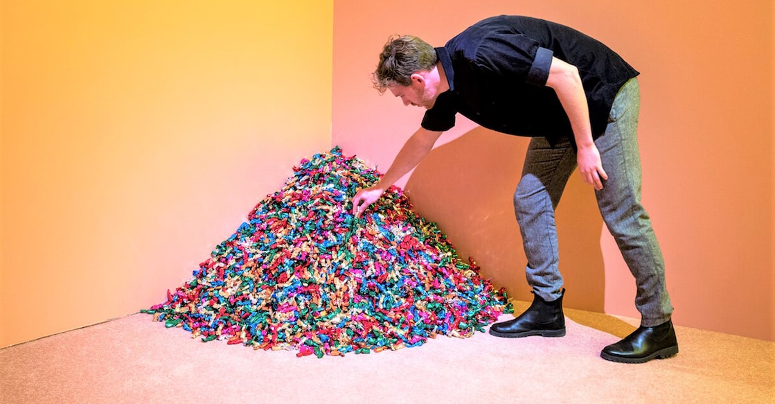 candy-art അൺറ്റൈറ്റിൽഡ് എന്ന കലാസൃഷ്ടി Picture Credit: Estate of Felix Gonzalez-Torres; courtesy Felix Gonzalez-Torres Foundation, New York; photograph Lise Balsby