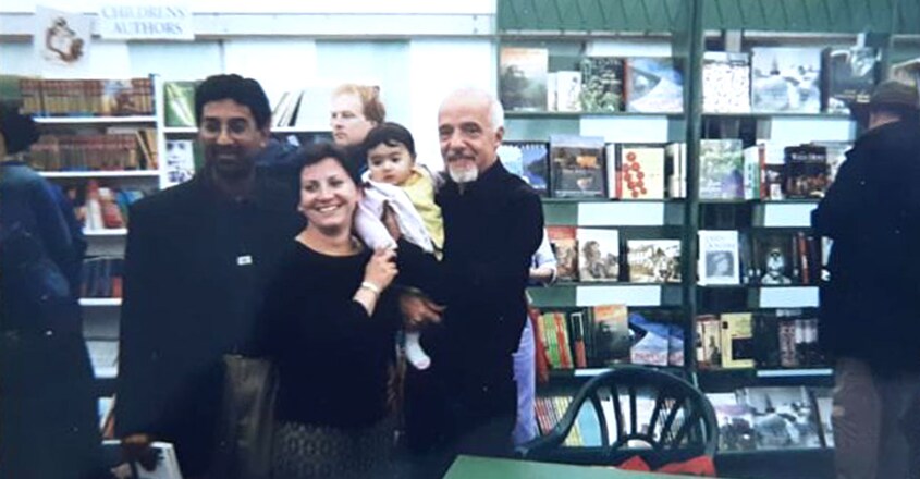 rema-menon-s-family-with-paulo-coelho rema-menon-s-family-with-paulo-coelho