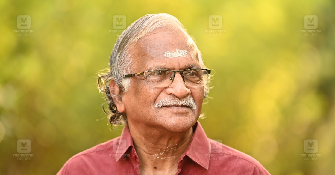 2021 December 28, Thiruvananthapuram. Sreekumaran Thampi, Lyricist, film director, and producer. Photo: MANOJ CHEMANCHERI.