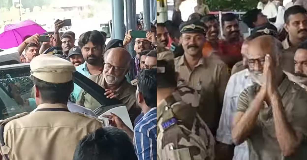 Superstar Rajinikanth Arrives in Thiruvananthapuram for Shooting of ‘Thalaivar 170’ with Star-Studded Cast